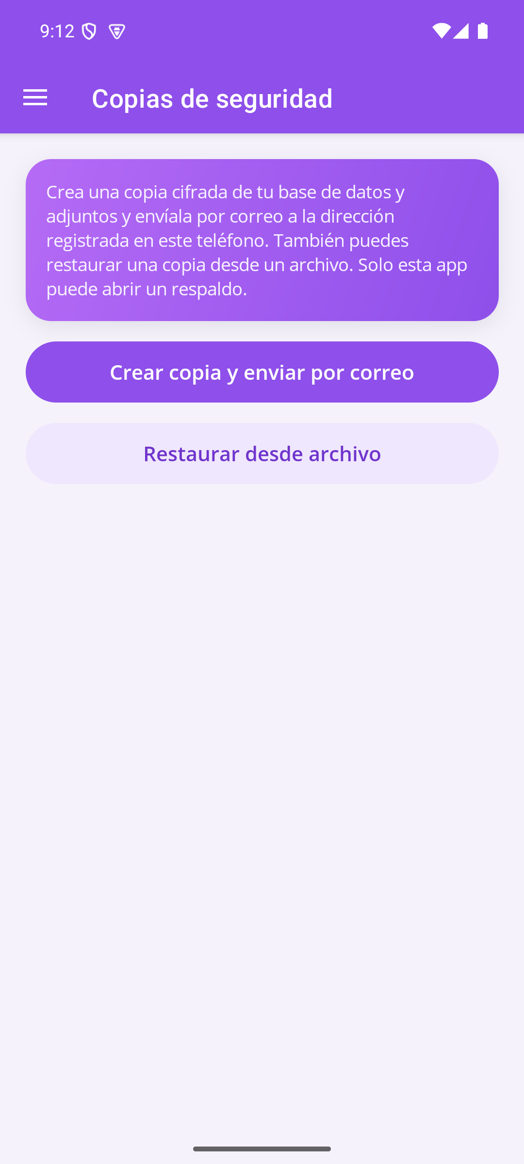 Copias de seguridad